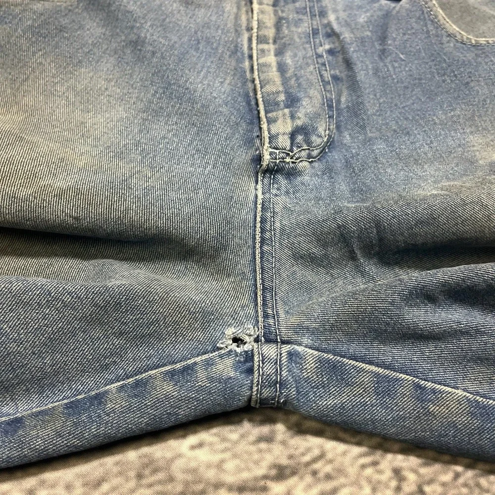 Vintage‎ Godbody Jeans Mens 36x32 Blue Distressed Carpenter Baggy Wide Leg Y2K